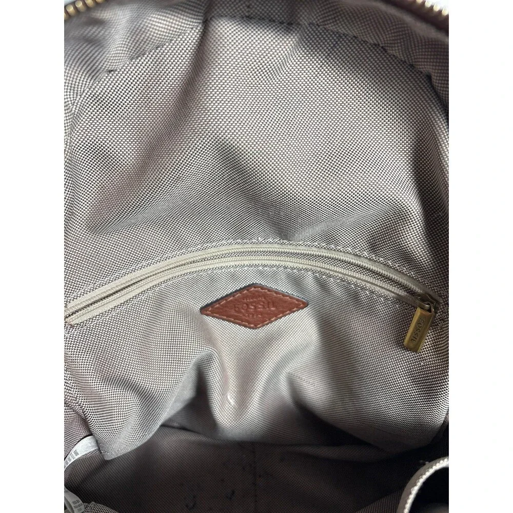 Fossil Backpack purse genuine cowhide leather